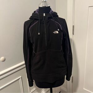 The North Face Black and Purple Hoodie